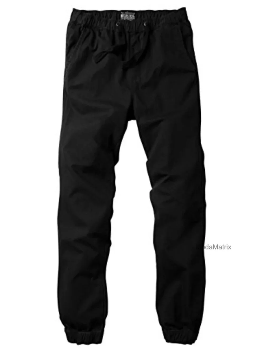 Men's Chino Jogger Pants 100% Cotton Slim Tapered Casual